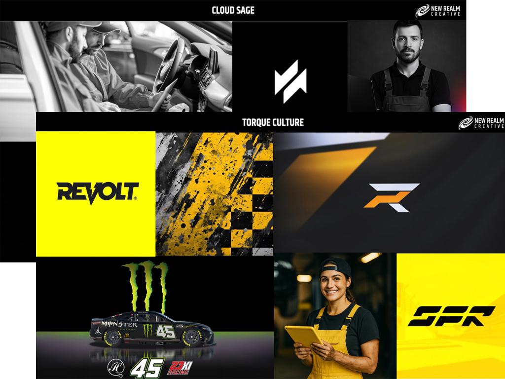 Torque Culture moodboard for RAP Diagnostics brand direction