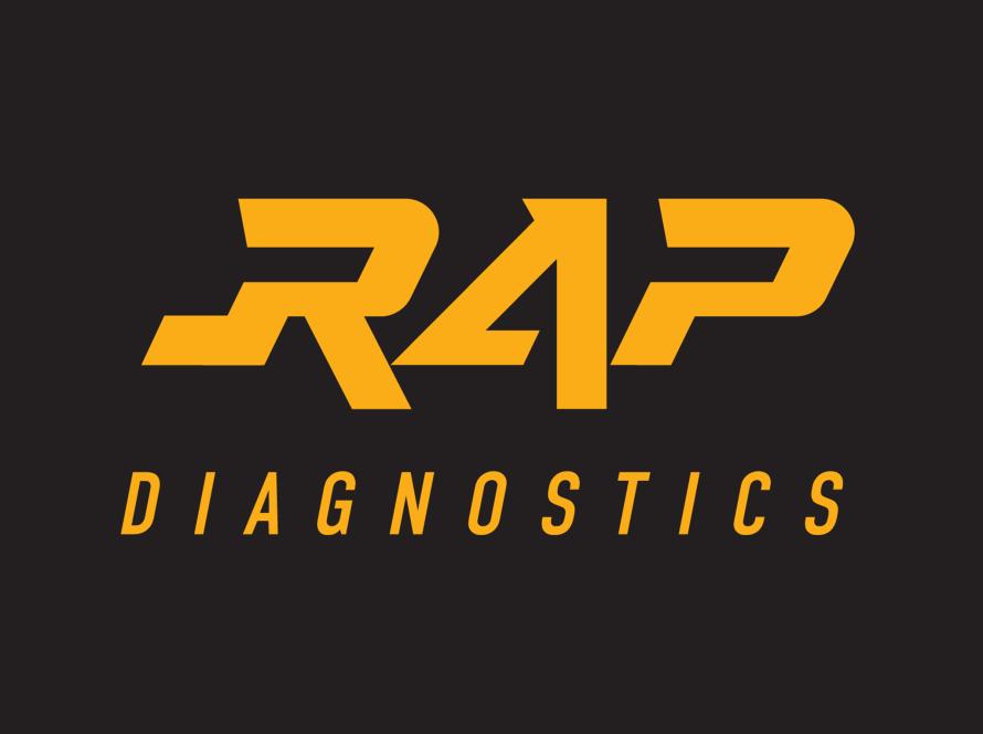 RAP Diagnostics logo design and brand identity by New Realm Creative